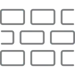 Brick Wall SVG Icon